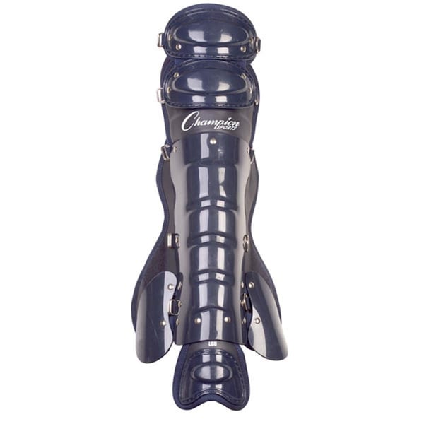 Champion Sports Professional Umpire Leg Guard, Black CH56029 - main